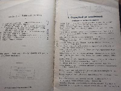 Eesti Vabariigi Tartu Ülikooli Isiklik Koosseis  1. Detsembril 1934  (Persönliche Zusammensetzung der Universität Tartu der Republik Estland im Jahr 1934) - Front Cover