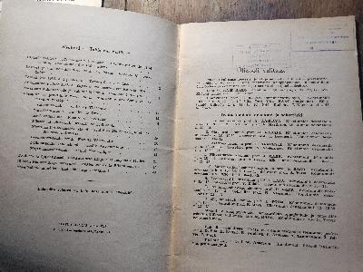 Eesti vabariigi tartu ülikooli Loengute ja Praktiliste Tööde Kava  1938. Aasta I Poolaastal    (Vorlesungs- und Praktikumsplan der Universität Tartu, Republik Estland, Erstes Semester 1938) - Front Cover
