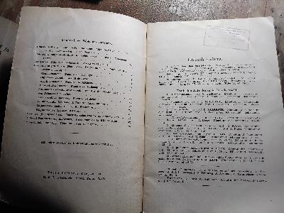 Eesti vabariigi tartu ülikooli Loengute ja Praktiliste Tööde Kava  1939. Aasta II Poolaastal    (Vorlesungs- und Praktikumsplan der Universität Tartu, Republik Estland, Zweites Semester 1939) - Front Cover