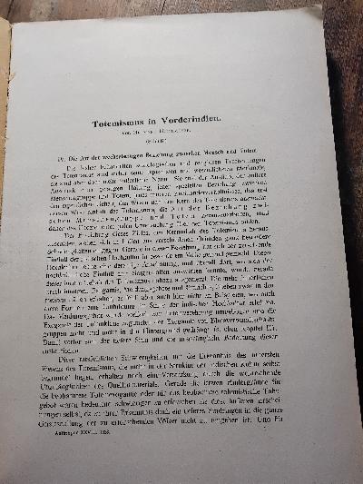 Anthropos Internationale Zeitschrift für Völker und Sprachenkunde  Band XXVIII  Heft 5,6 - Front Cover