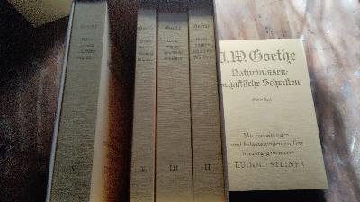 Goethe  Naturwissenschaftliche Schriften  in 5 Bänden - Front Cover