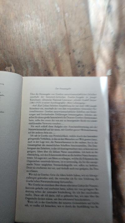 Goethe  Naturwissenschaftliche Schriften  in 5 Bänden - Front Cover