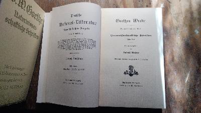 Goethe  Naturwissenschaftliche Schriften  in 5 Bänden - Front Cover