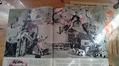 3 Modeheft Hella  Mai 1935, Berliner Modenblatt 1958, Brigitte 1959 - Front Cover