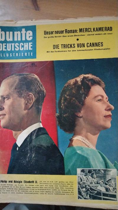 Bunte  Deutsche Illustrierte  Nr. 21 1959 - Front Cover