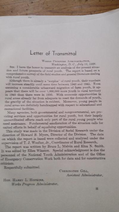 Rural Youth  Their situation and prospects - Front Cover