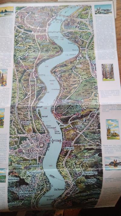 Rheinlauf von Mainz bis Köln mit seitlicher Beschreibung - Front Cover