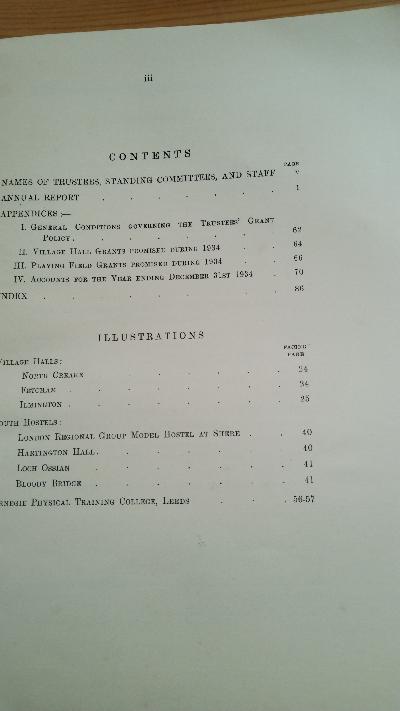The Carnegie United Kingdom Trust  (Incorporated by Royal Character): Twenty-first annual Report  (For the Year ending December 31st 1934)  Approved by the Trustees  on Friday, March 8th 1935 - Front Cover