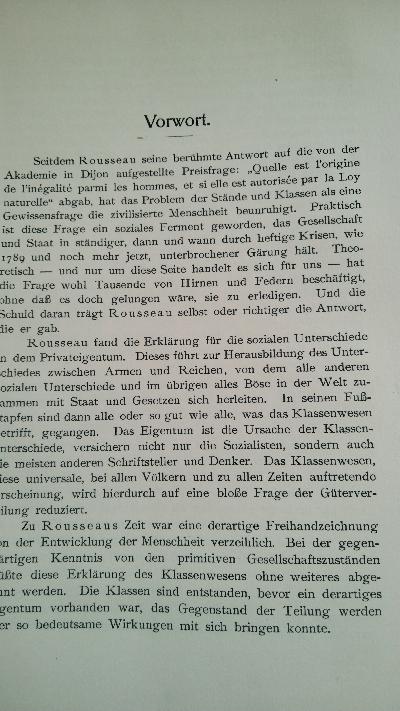 Die Klassen und die Gesellschaft   Eine geschichtlich-soziologische Studie über Entstehung, Entwicklung und Bedeutung des Klassenwesens - Front Cover