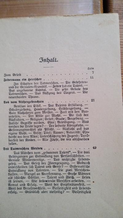 Tatmensch  Eine Lebensberatung zu kraftvoller erfolgreicher Lebensgestaltung - Front Cover