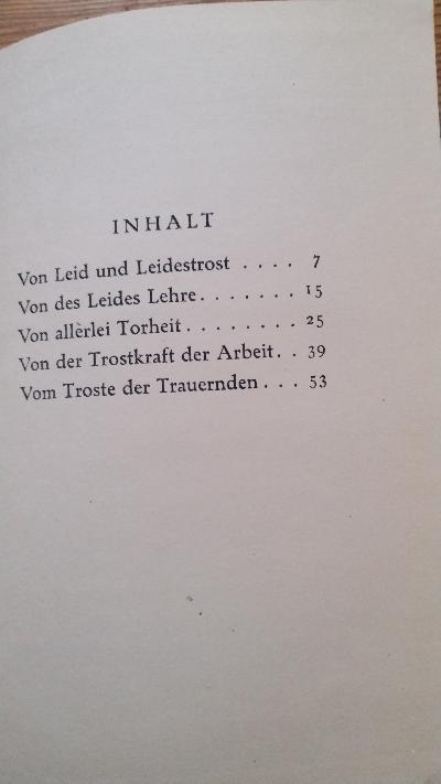 Das Buch des Trostes - Front Cover