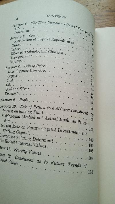 Mineral Valuations of the future - Front Cover