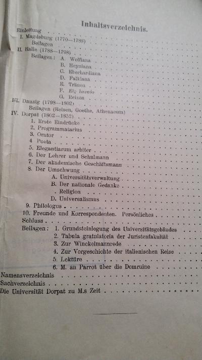 Karl Morgenstern (1770 - 1852)  Eloquentiae, LL. Gr. et Lat., Antiquitatum, Aesthetices et Historiae Litterarum Atque Artis P. P. O. Simulque Bibliothecae Academicae Praefectus   Ein kulturhistorischer Versuch - Front Cover