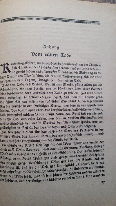Individuum und Gesellschaft   Vortrag gehalten auf der Aarauer Studien Konferenz am 21. April 1921   Mit einem Anhang Vom echten Tode - Front Cover