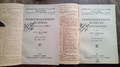 Wahrscheinlichkeitsrechnung 1. Grundlagen  2. Anwendungen  (2 Bände) - Front Cover