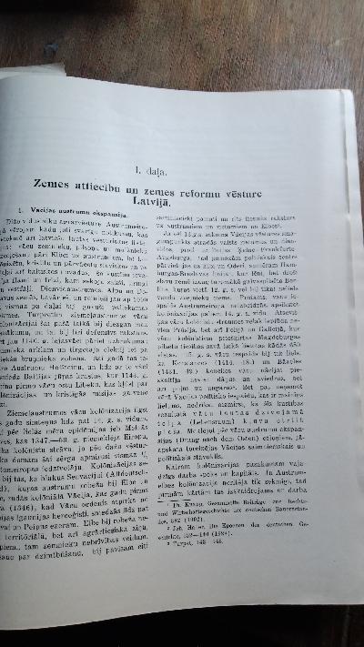 Latvijas Agrara Reforma  Agrārās reformas likuma desmit gadu atcerei - Front Cover