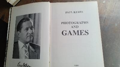 Paul Keres  Photographs and Games - Front Cover