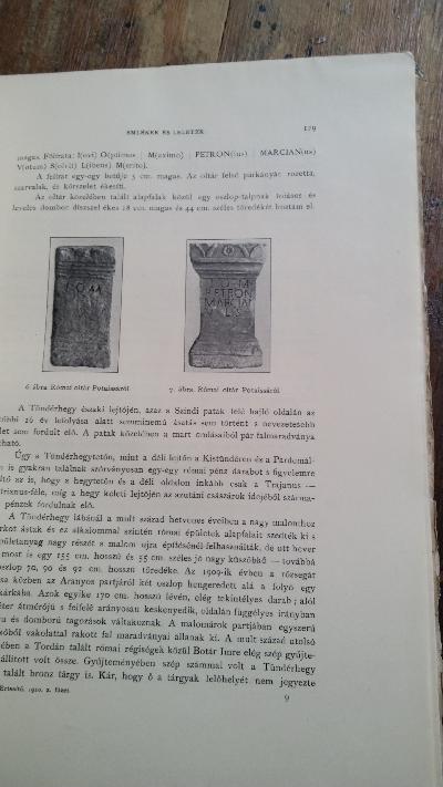 Archaeologiai Ertesitö  30. Kötet 2. SZ. - Front Cover