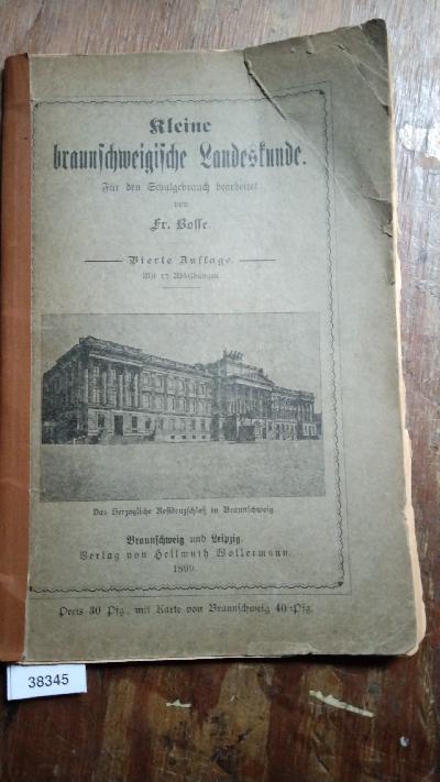 Kleine+braunschweigische+Landeskunde++F%C3%BCr+den+Schulgebrauch+bearbeitet