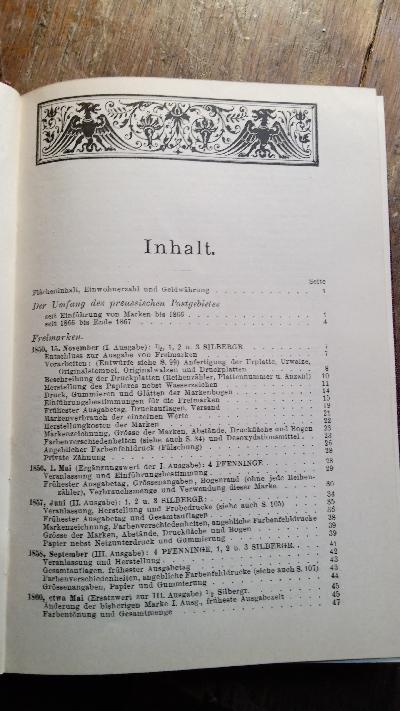  Permanentes Handbuch der Postfreimarkenkunde mit Lichtdrucktafeln (und vierteljährigen Nachträgen) , gleichzeitig Beibuch zum Permanent-Sammelwerk in losen Blättern. Ausführliche Abhandlungen über Postfreimarken mit besonderer Berücksichtigung der Herstellungsweise, Auflagehöhen, Echtheitsmerkmale, Probedrucke, Neudrucke, Markenfälschungen, Entwertungen und deren Fälschungen.  Erster Teil  Deutsche Staaten Abschnitt XIII: Preussen - Front Cover