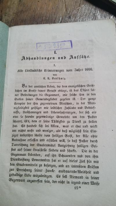 Mittheilungen und Nachrichten für die evangelische Geistlichkeit Russlands.  Neue Folge Achter Band Drittes und Viertes Heft - Front Cover