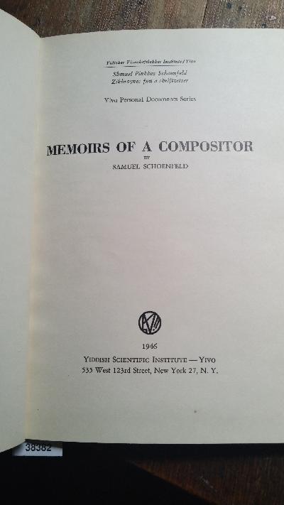 Memoirs of a Compositor - Front Cover