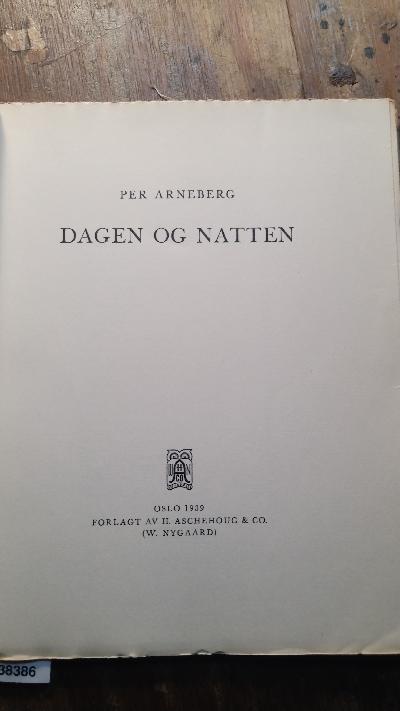 Dagen og Natten - Front Cover