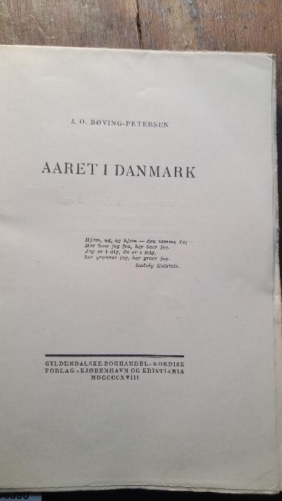 Aaret i Danmark - Front Cover