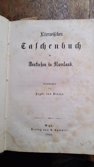 Literarisches+Taschenbuch+der+Deutschen+in+Russland