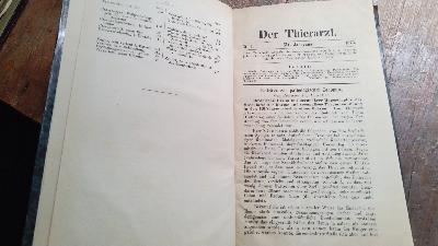 Der Thierarzt  Vierzehnter Jahrgang - Front Cover