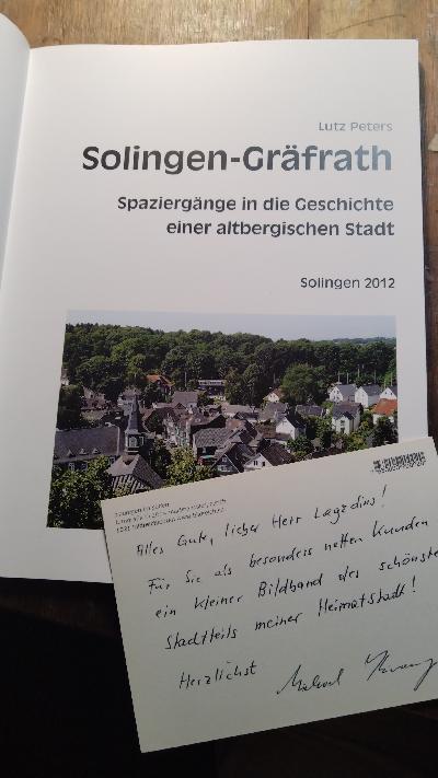 Solingen - Gräfrath  Spaziergänge in die Geschichte einer altbergischen Stadt - Front Cover