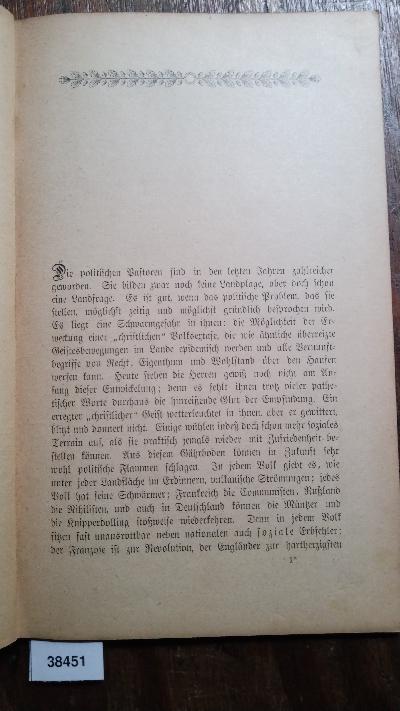 Der Kaiser und die Pastoren - Front Cover