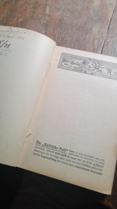 Rigaer Kalender auf das Jahr nach Christi Geburt  1911 - Front Cover