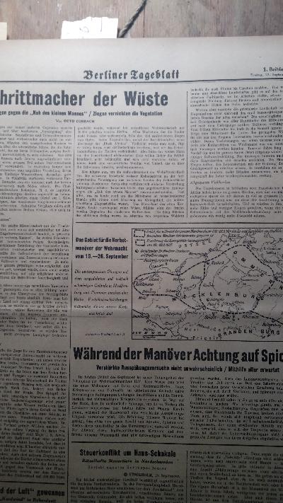Berliner Tageblatt Nr. 434 - 451 des 66. Jahrgangs - Front Cover