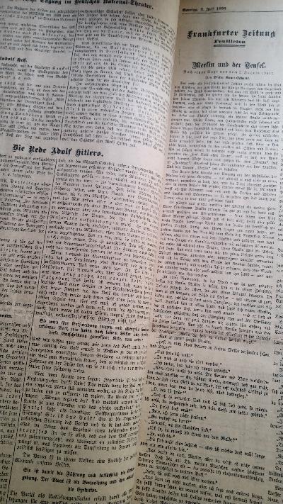 Frankfurter Zeitung   Nr. 331  bis Nr. 390   80. Jahrgang - Front Cover