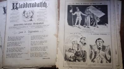 Kladderadatsch. Humoristisch-satyrisches Wochenblatt  Nr.1-3,6-32,34,36,37,39-50,56,59/60  - Front Cover