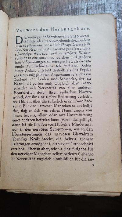 Der nervöse Mensch  Band VI  Das nervöse Herz - Front Cover