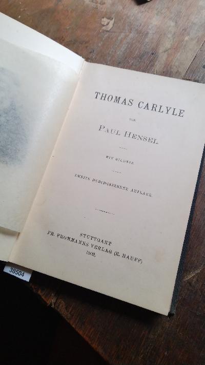 Thomas Carlyle - Front Cover