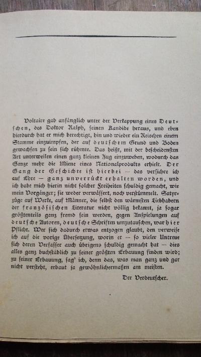 Kandide oder:  Es ist doch die beste Welt! - Front Cover