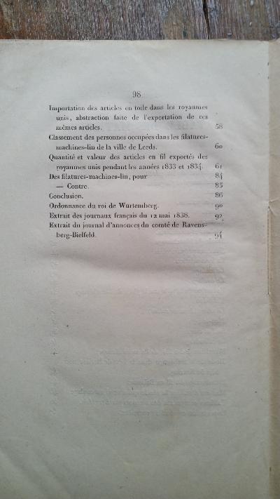 Blanchissage des Toiles et de la Culture du Lin - Front Cover