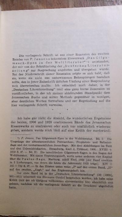 Über P. Jensens Methode der vergleichenden Sagenforschung - Front Cover