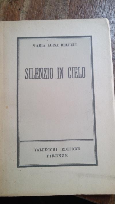 Silencio in Cielo - Front Cover