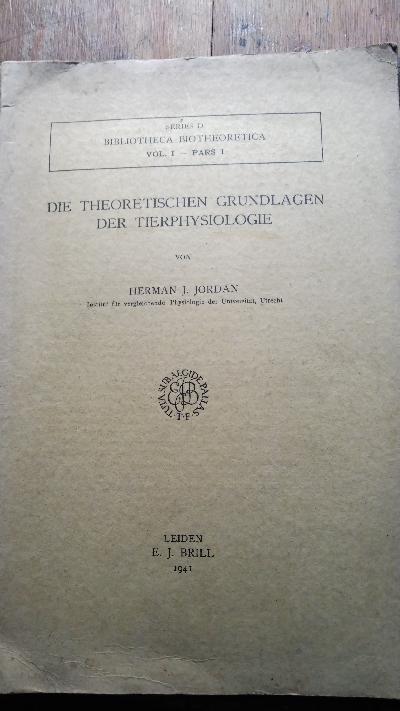Die+theoretischen+Grundlagen+der+Tierphysiologie