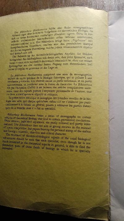 Die theoretischen Grundlagen der Tierphysiologie - Front Cover