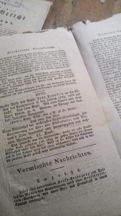 Allgemeiner Monats - Bericht für Teutschland Mai und Junius 1829 Nro. V und VI - Front Cover