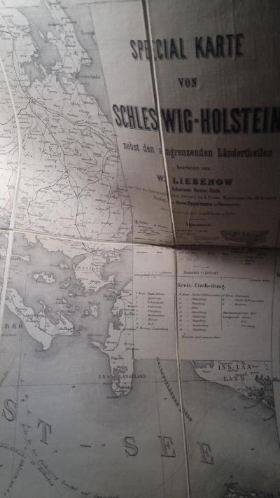 Special Karte von Schleswig - Holstein nebst den angrenzenden Ländertheilen - Front Cover