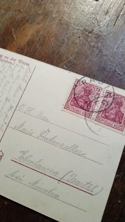 Postkarte Schloss Blutenburg an der Würm - Front Cover