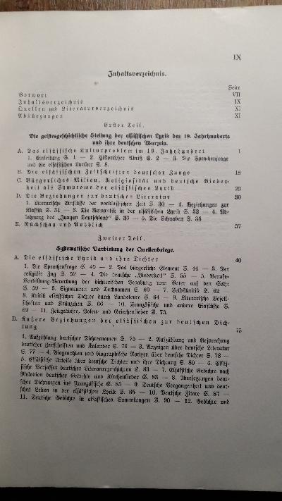 Die elsässische Lyrik des neunzehnten Jahrhunderts in ihrer Abhängigkeit von den literarischen Strömungen in Deutschland - Front Cover