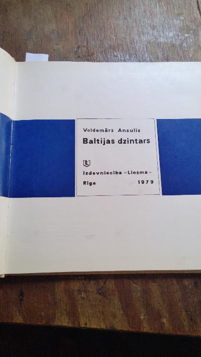 Baltijas dzintars (Baltischer Bernstein) - Front Cover