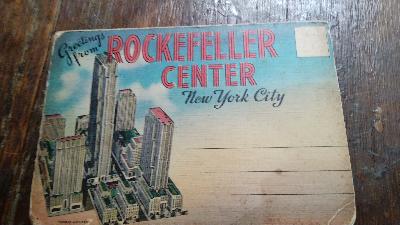 Greetings from Rockefeller Center New York City - Front Cover